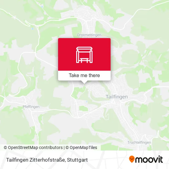 Карта Tailfingen Zitterhofstraße
