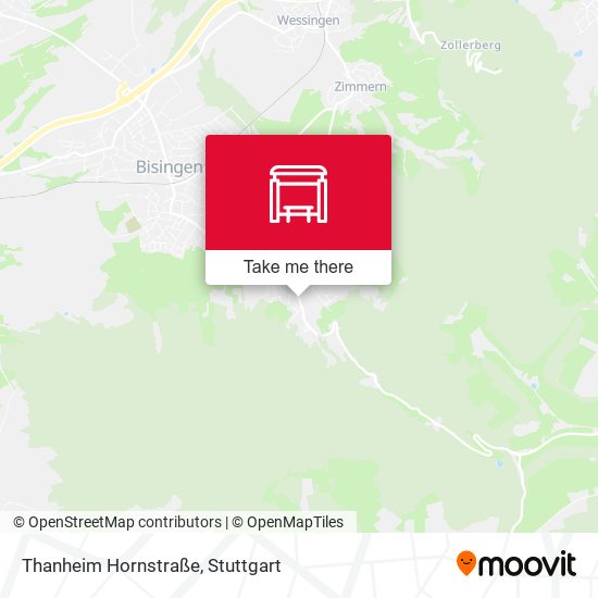 Thanheim Hornstraße map
