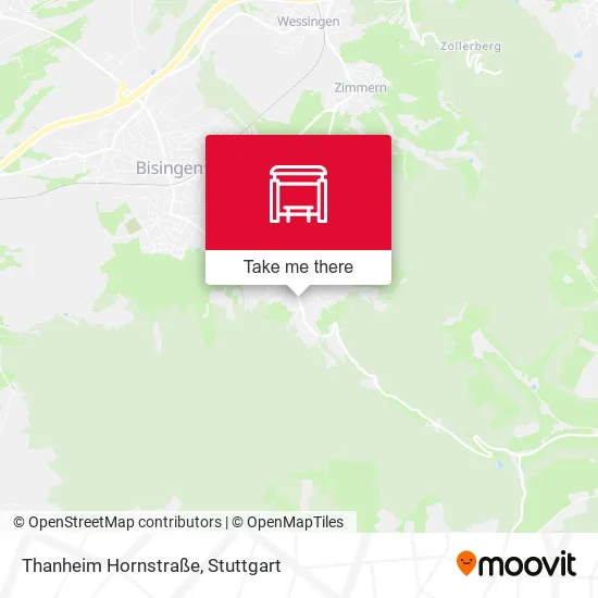 Карта Thanheim Hornstraße