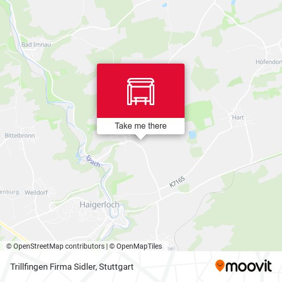 Trillfingen Firma Sidler map