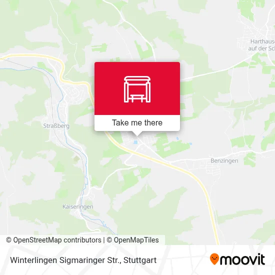 Winterlingen Sigmaringer Str. map