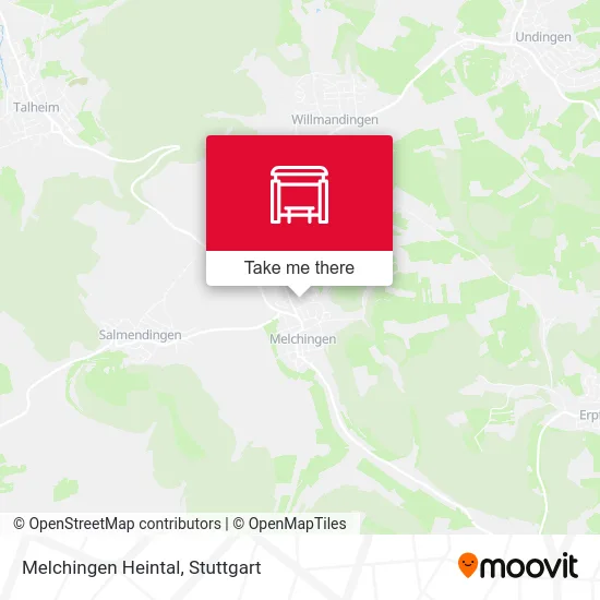 Карта Melchingen Heintal