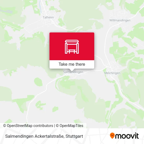 Карта Salmendingen Ackertalstraße