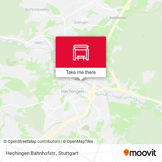 Карта Hechingen Bahnhofstr.