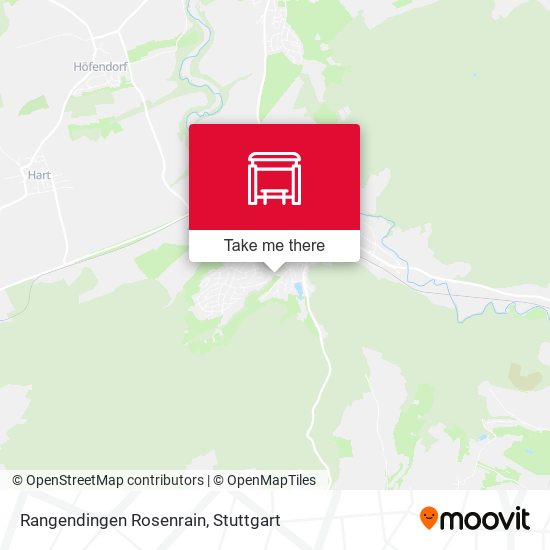 Rangendingen Rosenrain map