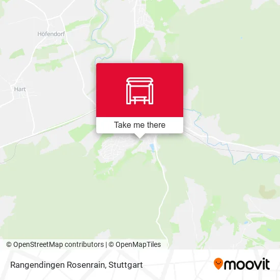 Карта Rangendingen Rosenrain