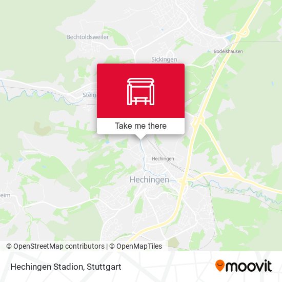 Hechingen Stadion map