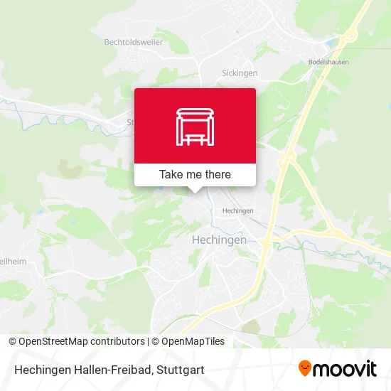 Карта Hechingen Hallen-Freibad