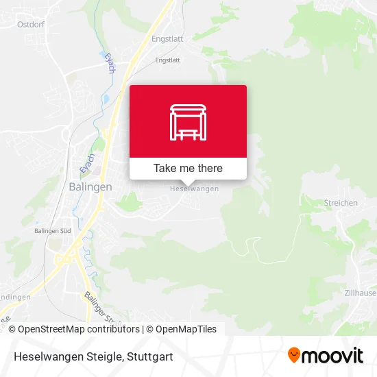 Карта Heselwangen Steigle