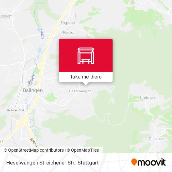 Карта Heselwangen Streichener Str.