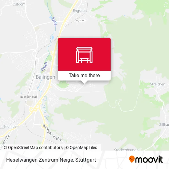 Карта Heselwangen Zentrum Neige