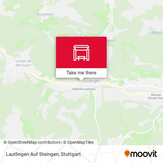 Lautlingen Auf Steingen map