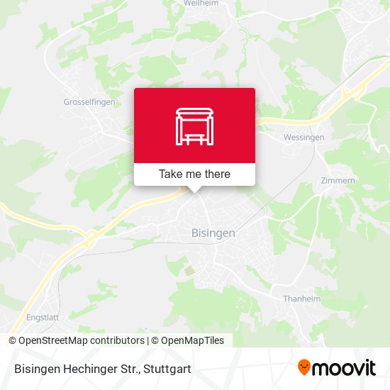 Карта Bisingen Hechinger Str.