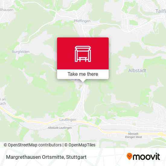 Margrethausen Ortsmitte map