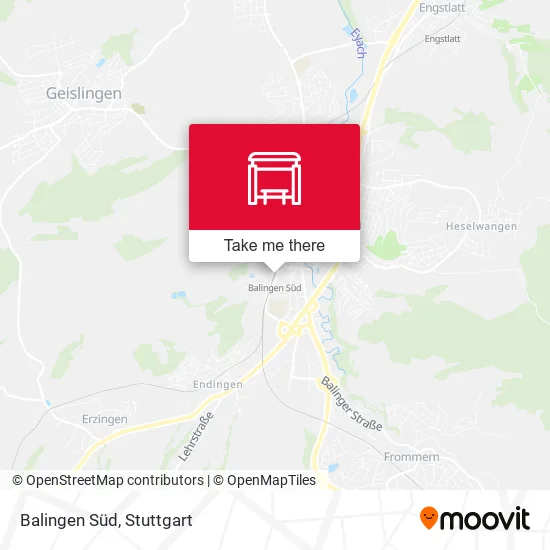 Карта Balingen Süd