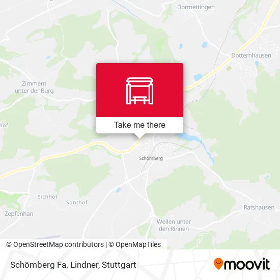 Карта Schömberg Fa. Lindner