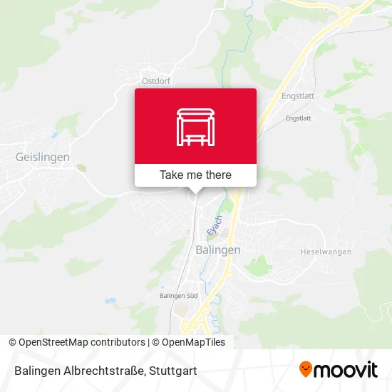 Карта Balingen Albrechtstraße