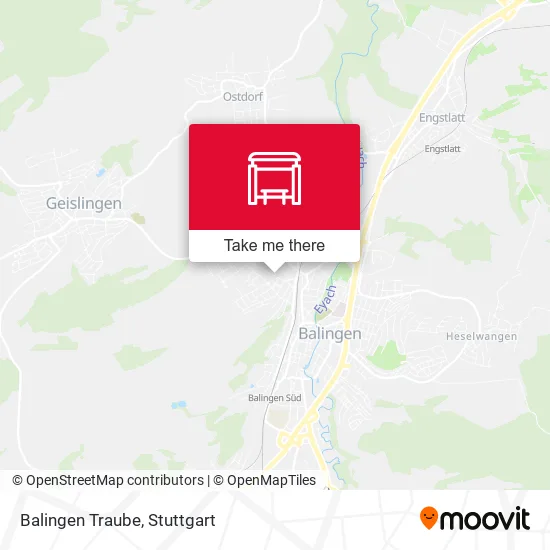 Карта Balingen Traube