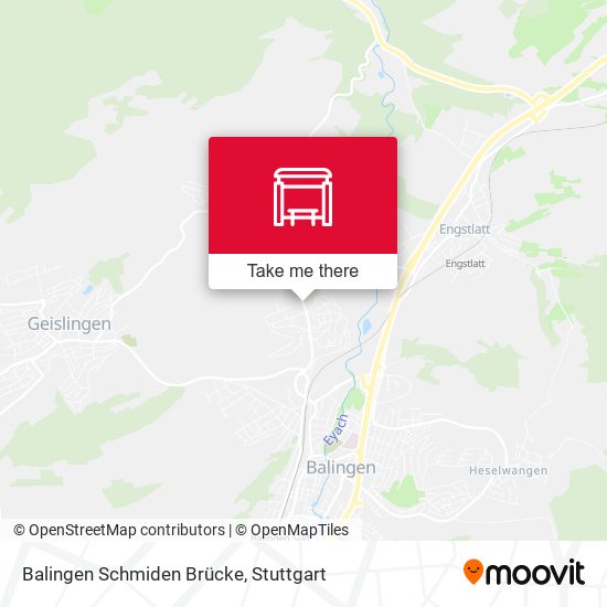 Balingen Schmiden Brücke map