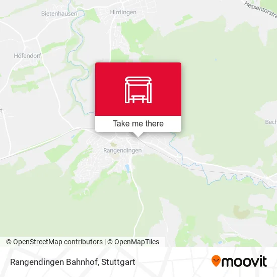 Карта Rangendingen Bahnhof
