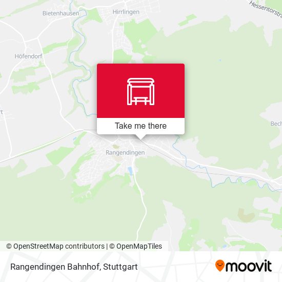 Rangendingen Bahnhof map