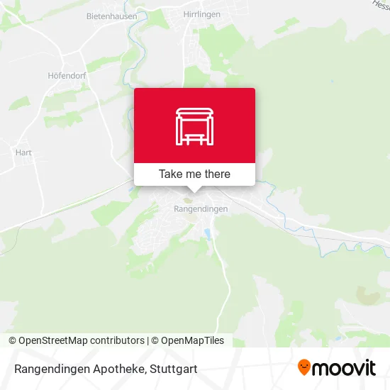 Карта Rangendingen Apotheke