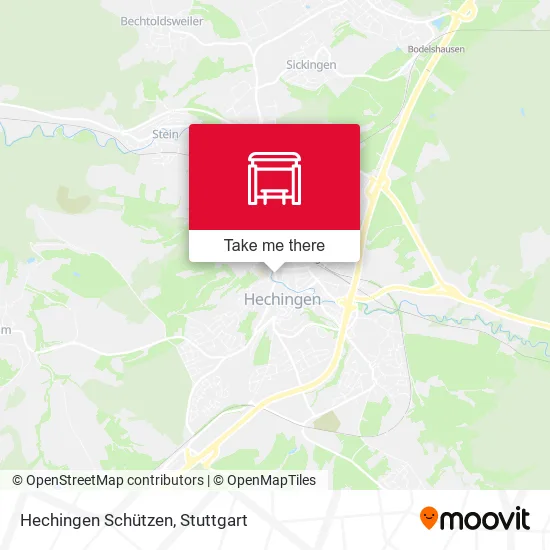 Карта Hechingen Schützen