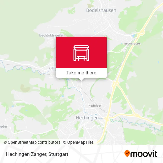 Карта Hechingen Zanger
