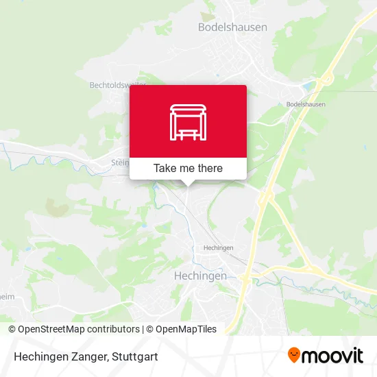Карта Hechingen Zanger