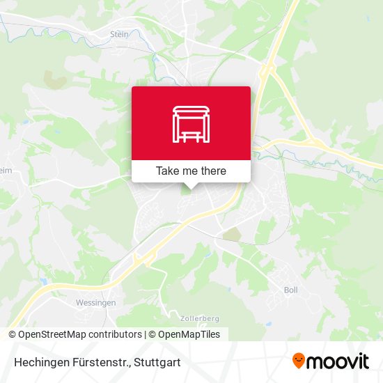 Hechingen Fürstenstr. map