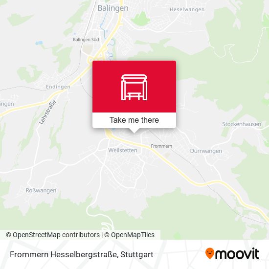 Карта Frommern Hesselbergstraße