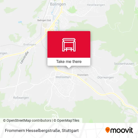 Карта Frommern Hesselbergstraße