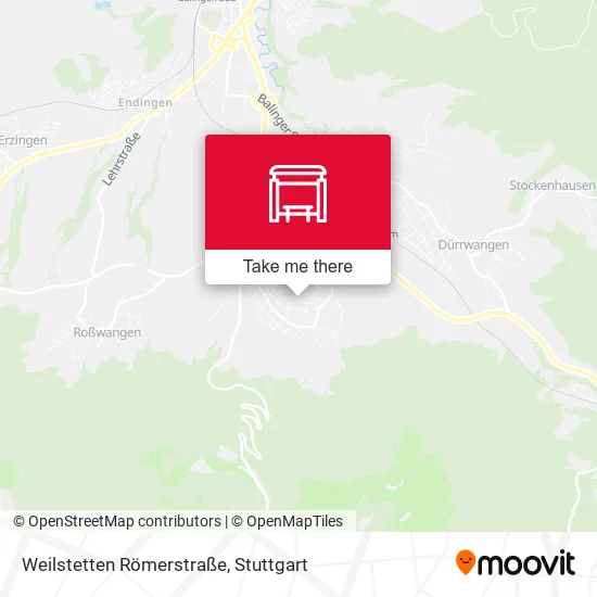 Карта Weilstetten Römerstraße