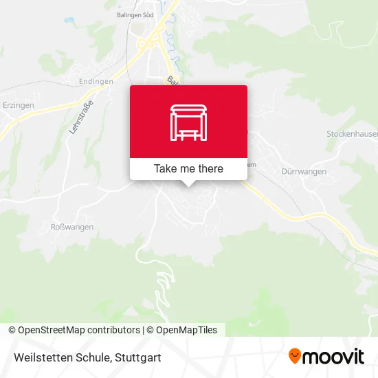 Карта Weilstetten Schule