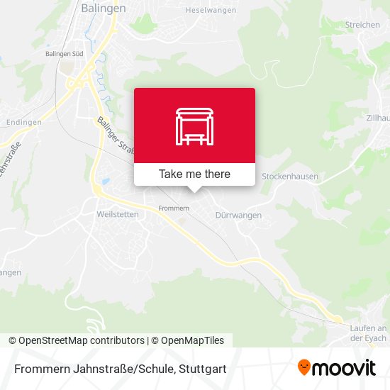 Карта Frommern Jahnstraße/Schule