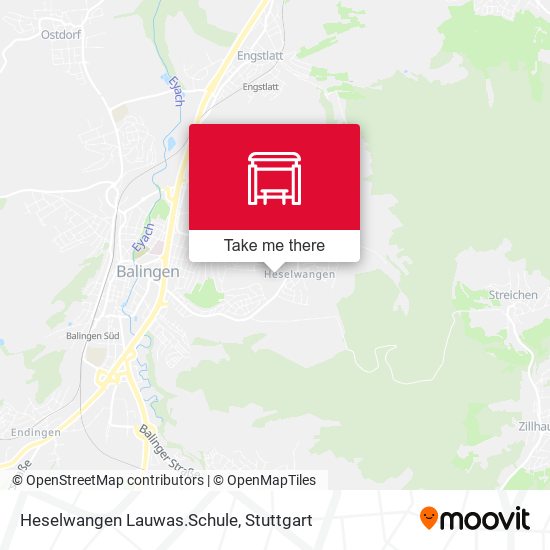 Heselwangen Lauwas.Schule map