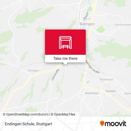 Endingen Schule map