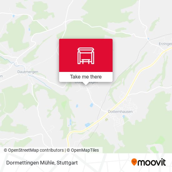 Dormettingen Mühle map