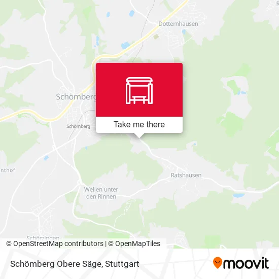 Карта Schömberg Obere Säge
