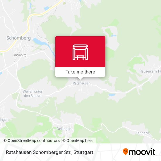 Карта Ratshausen Schömberger Str.