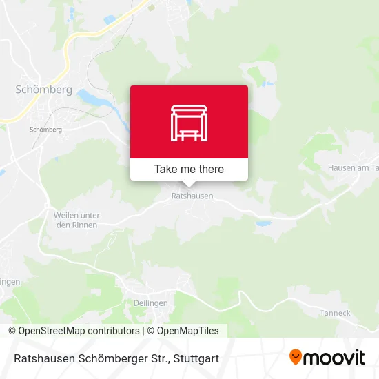 Ratshausen Schömberger Str. map