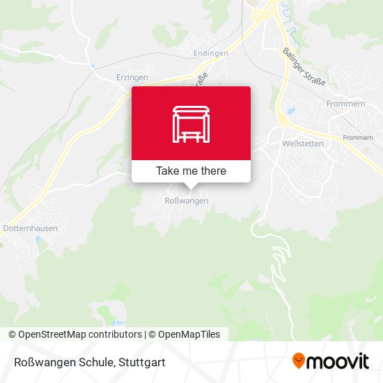 Roßwangen Schule map