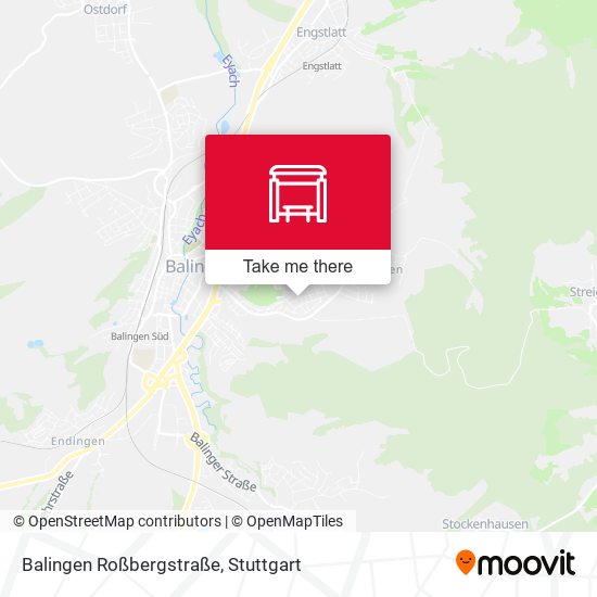 Balingen Roßbergstraße map