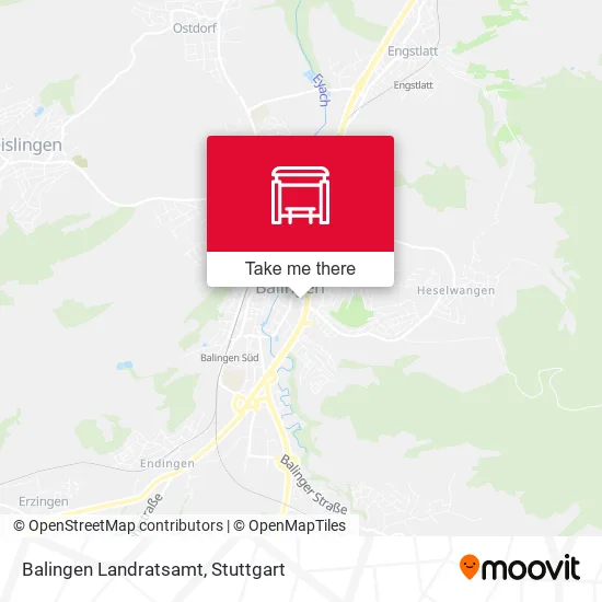 Карта Balingen Landratsamt