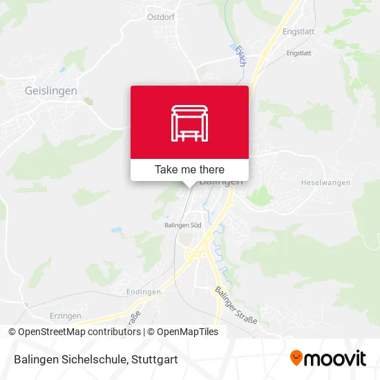Карта Balingen Sichelschule