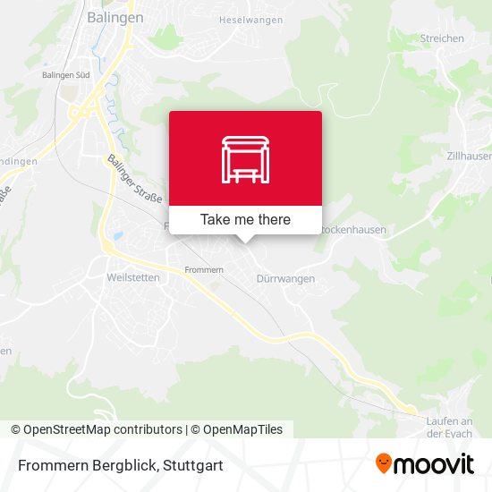 Карта Frommern Bergblick