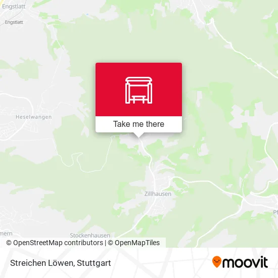 Карта Streichen Löwen