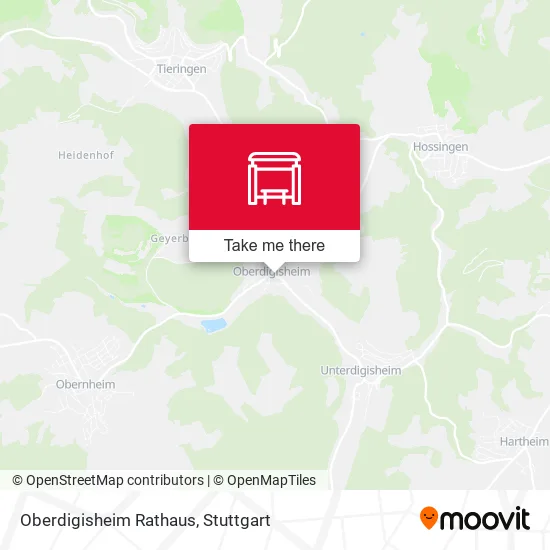 Карта Oberdigisheim Rathaus