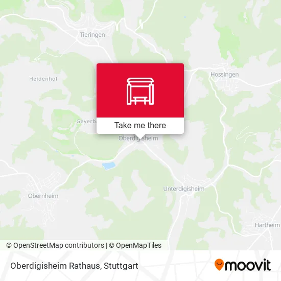 Карта Oberdigisheim Rathaus