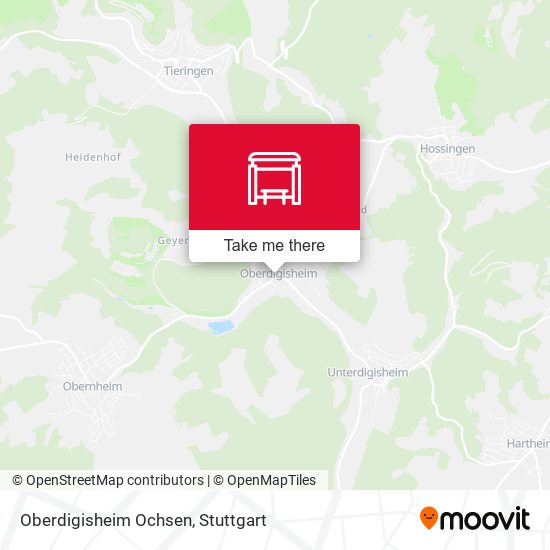 Карта Oberdigisheim Ochsen